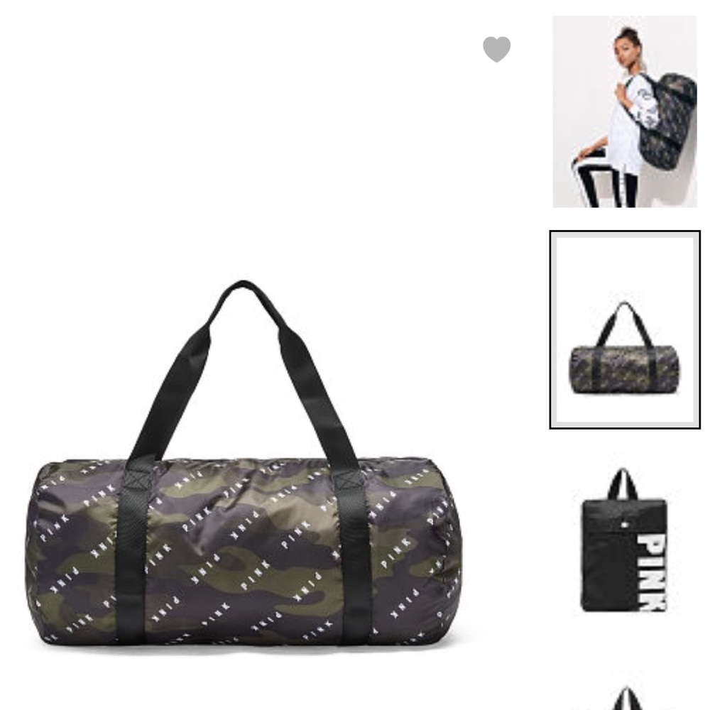 VS Pink “Camo Duffle Bag” New in Package